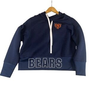 NFL Chicago Bears Teens Apparel Hoodie Navy Blue Medium 7/9